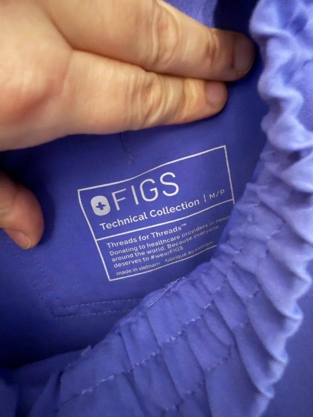 Figs Scrub Set in Blueberry - Picture 13 of 16
